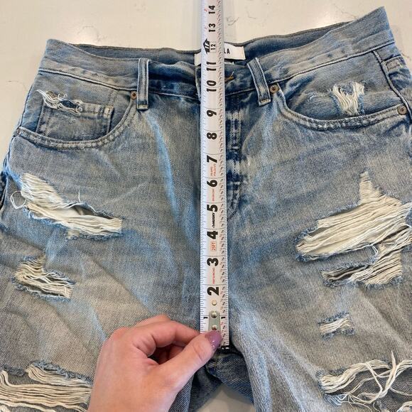 Pistola Devin High Rise Mom Cut Off Jean Shorts in Finesse Size‎ 27 - Picture 9 of 11